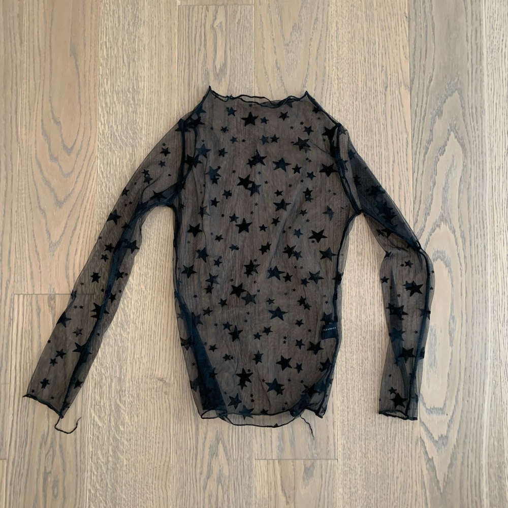 Style addict mesh star top